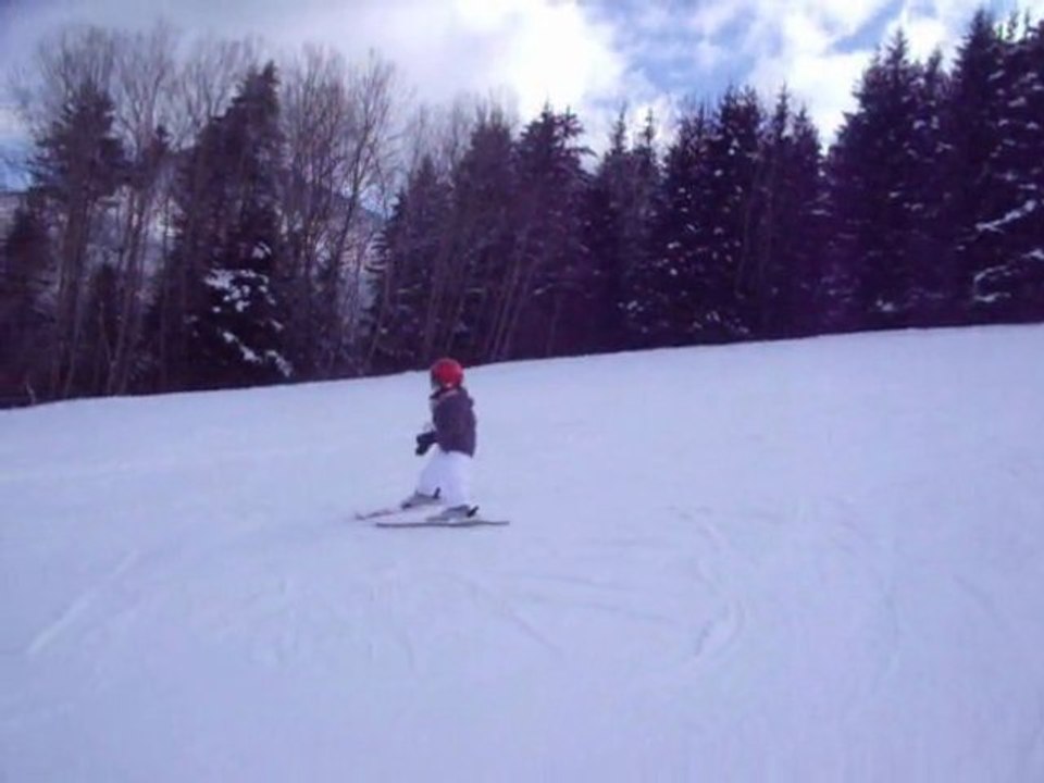 ski avec maelys 2