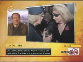 Mueren dos periodistas extranjeros en un bombardeo en la ciudad siria de Homs