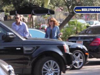 Ellen Pompeo Rocks 1980s Matching Denim Fashion