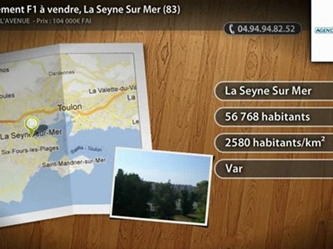 Appartement F1 à vendre, La Seyne Sur Mer (83)
