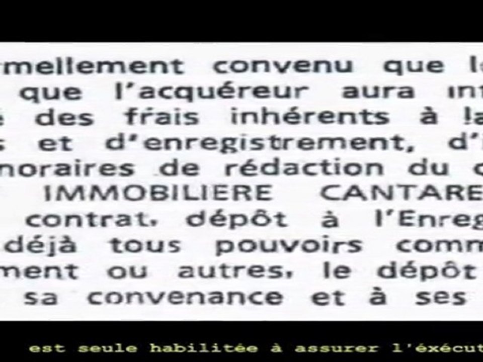 CONTRACTER AVEC CANTAREL IMMOBILIER