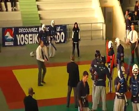 3eme combat équipe baton Yoseikan Budo Varnois vs ?championnat de bourgogne février 2012