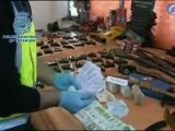 La Policía Nacional detiene a una familia con un arsenal de 64 armas de fuego