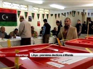 Libye - Premières élections à Misrata