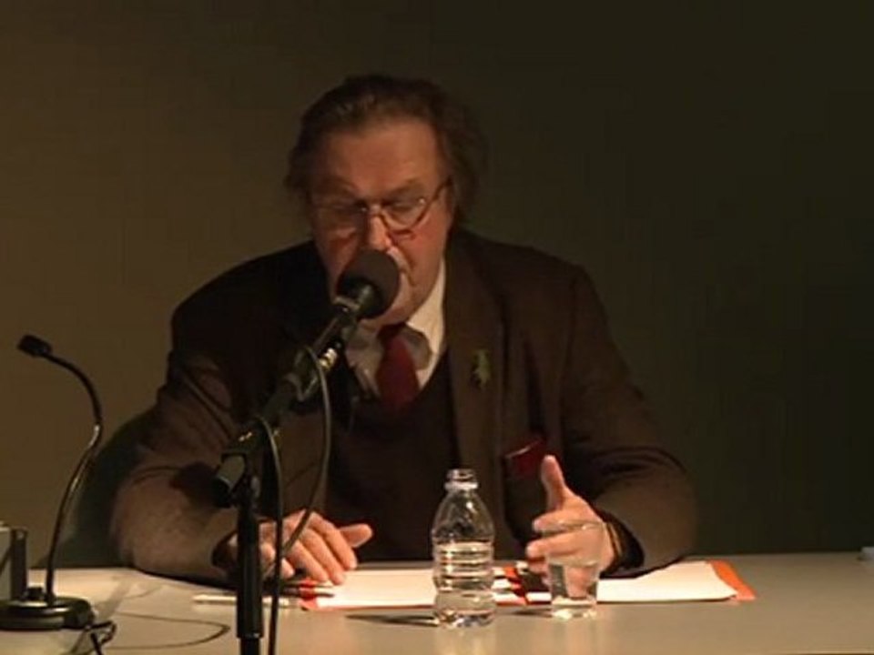 Hors Pistes 2012, performance de Jean-Christophe Bailly