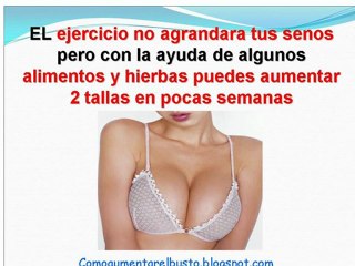 Ejercicios Para Aumentar El Busto Naturalmente Y El Uso De Hierbas