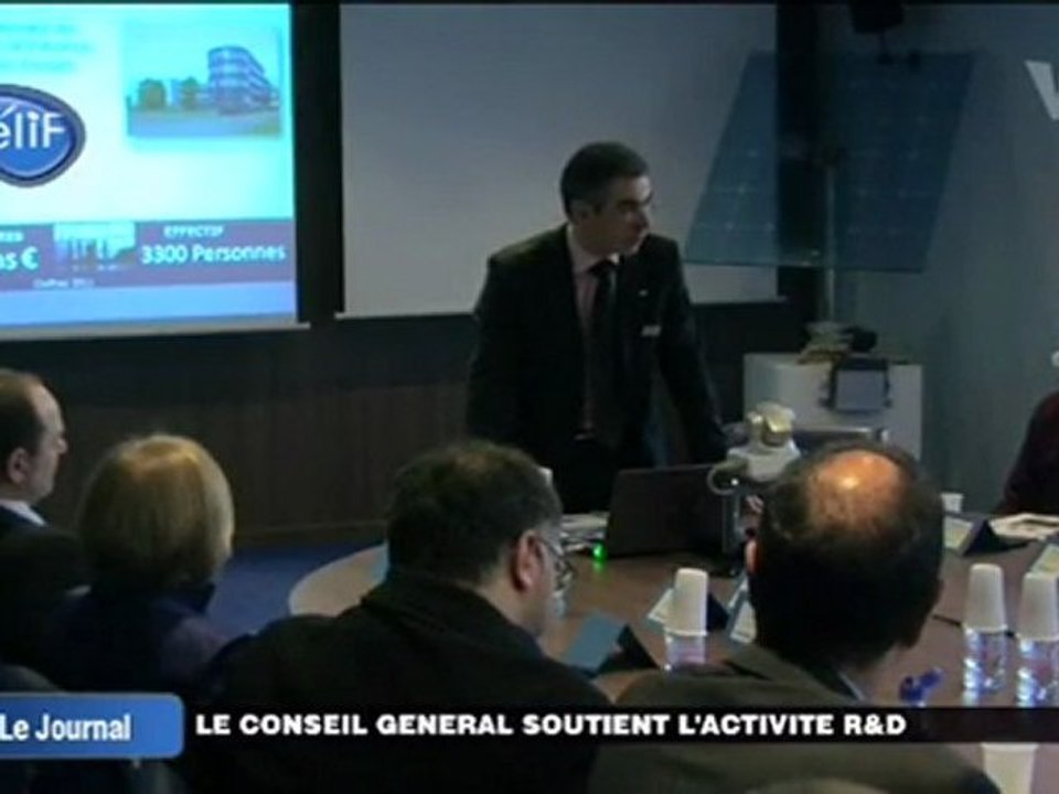 Le Conseil général soutient l’activité R&D (Val d'Oise)