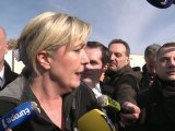 Mme Le Pen s'attaque à l'immigration clandestine