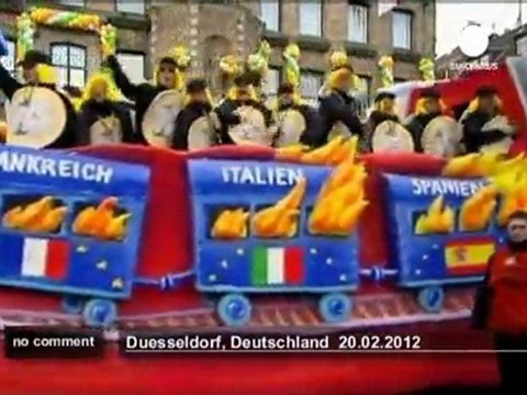 Merkozy the star of German Carnival - no comment