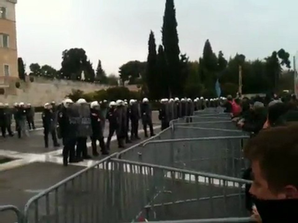 Συλλαλητήριο ΓΣΕΕ - ΑΔΕΔΥ στο Σύνταγμα 22.2.12