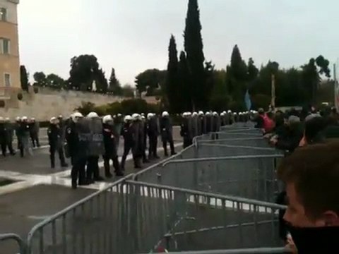 Συλλαλητήριο ΓΣΕΕ - ΑΔΕΔΥ στο Σύνταγμα 22.2.12