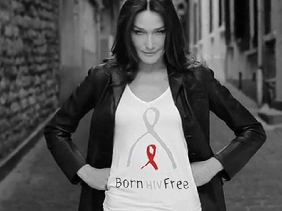 Carla Bruni-Sarkozy and the Born HIV Free campaign - Global Fund