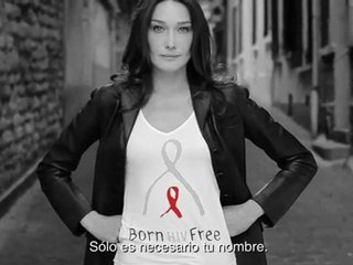 Carla Bruni-Sarkozy y la campaña Born HIV Free
