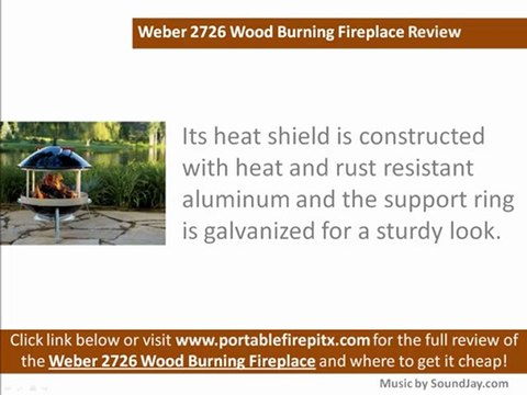 Weber 2726 Wood Burning Fireplace Review