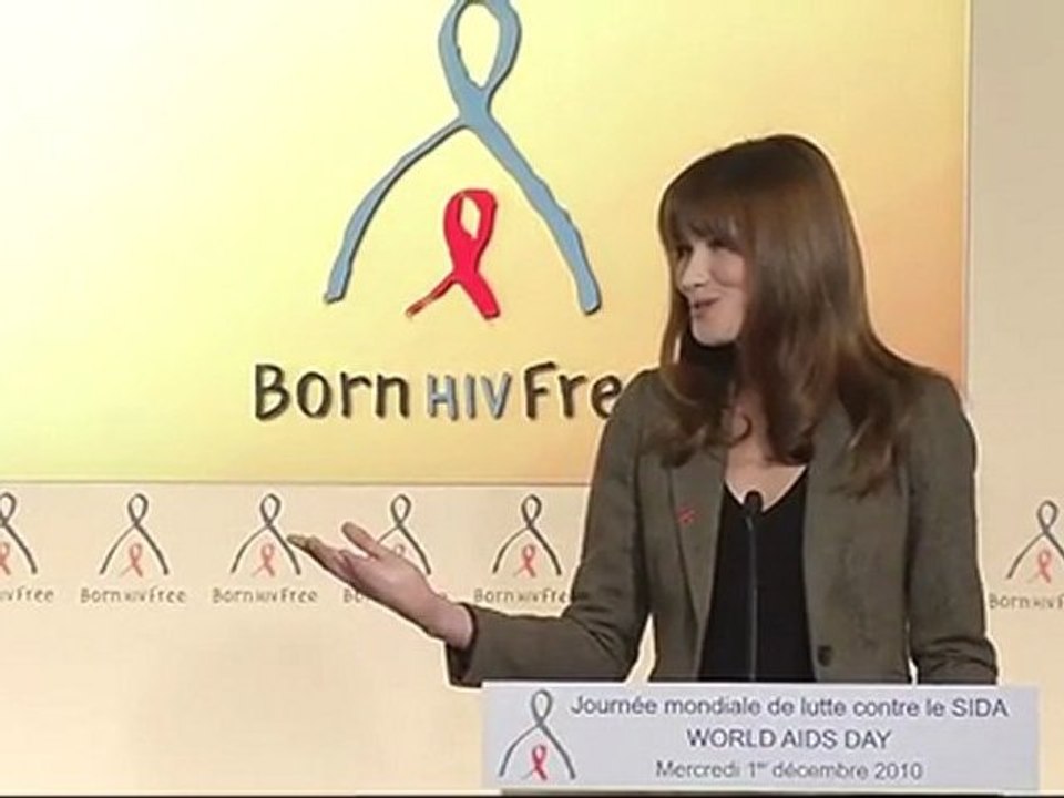 Discours de Carla Bruni-Sarkozy