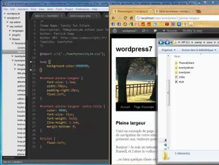 Comment créer le thème Enfant de Twenty Ten