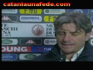 Bonanno nel prepartita Di Catania-Siena