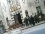 فري برس  حماة المحتلة   الحواجز الامنية قرب قيادة الموقع 21 2 2012