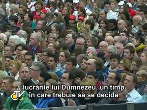 Benedict al XVI-lea: Biserică, pustiul se poate transforma în har
