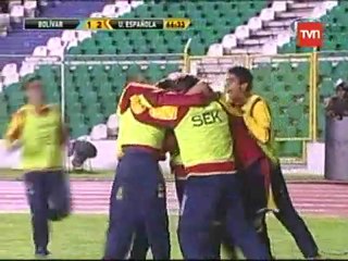 Unión Española venció a Bolívar en la altura de La Paz