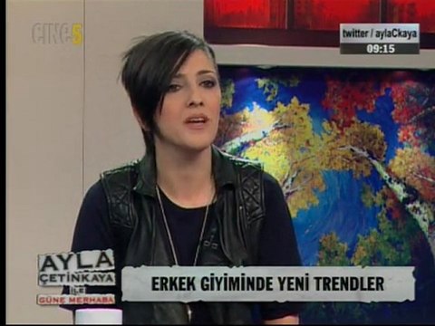 Hatice Gökçe Ayla Çetinkaya ile Güne Merhaba programındaHatice Gökçe Ayla Çetinkaya ile Güne Merhaba programında