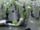 850 personnes battent le record d'un domino géant