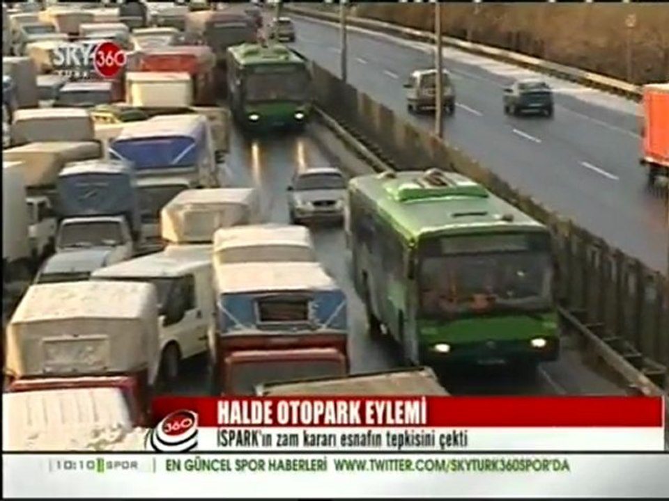 Halde Otopark Eylemi