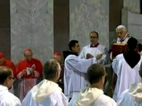 Pope Benedict leads the Catholic Church into Lent