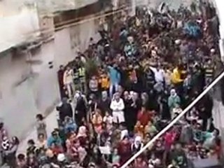 فري برس   حمص كرم الزيتون باباعمر عينينا 22 2 2012