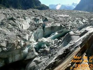 Mer de glace - Amont de la grotte - 2009