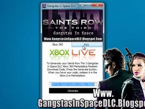 Saints Row 3 Gangstas in Space DLC Free on Xbox 360 And PS3