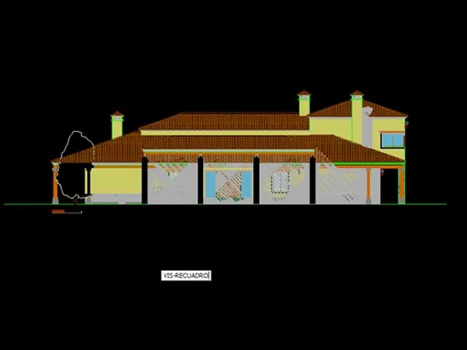 ARKITool: VIS-RECUADRO, Hace un recuadro de la vista actual (AutoCAD,BricsCAD).