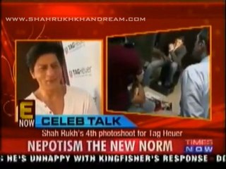 12TCC - Behind the scenes with SRK and TAG Heuer on Times Now