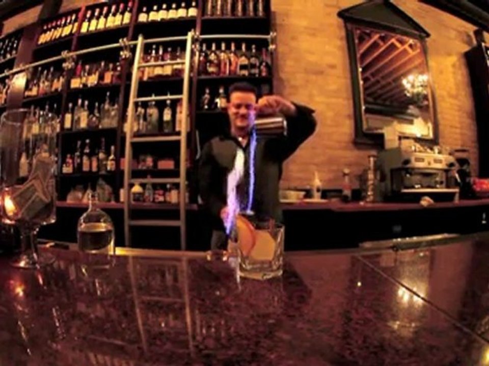 Flaming Cocktails_ The Blue Blazer