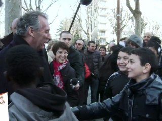 A la rencontre des français, François Bayrou à Gennevilliers et Villeneuve-la-Garenne