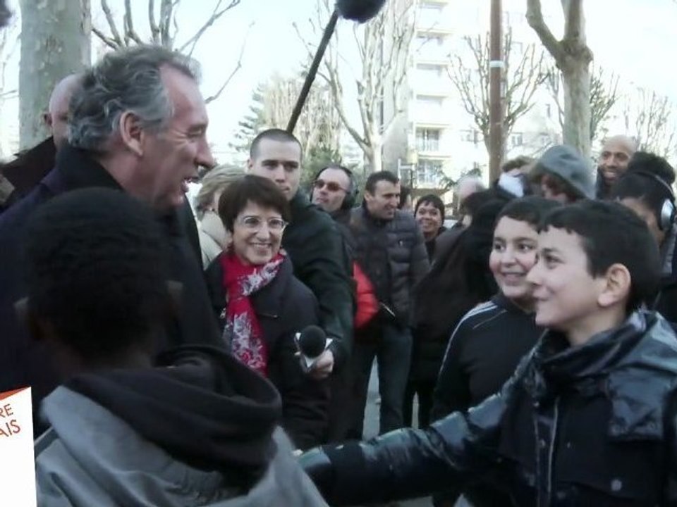 A la rencontre des français, François Bayrou à Gennevilliers et Villeneuve-la-Garenne
