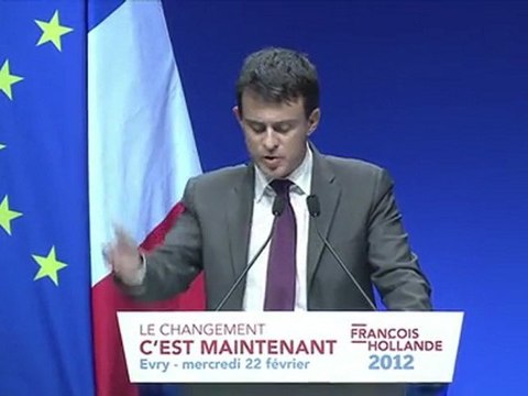 meeting d'Evry : le discours de Manuel Valls