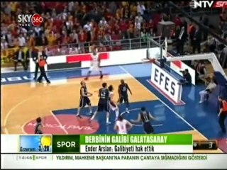 Derbinin Galibi Galatasaray