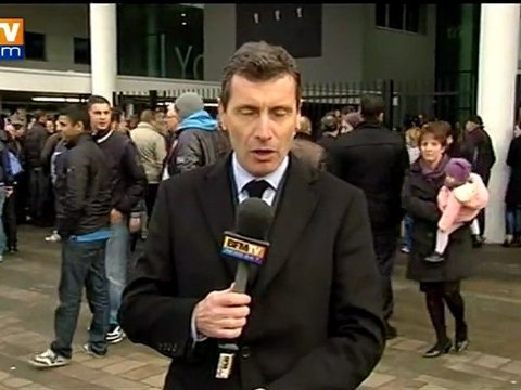 Nicolas Sarkozy en visite à Tourcoing avant son meeting de Lille