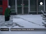 Heavy snow sweeps across China - no comment