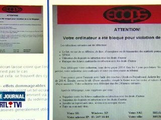 Un virus bloque les ordinateurs des utilisateurs en envoyant un faux message de l'ecops. - Sujet par sujet - RTL Vidéos6