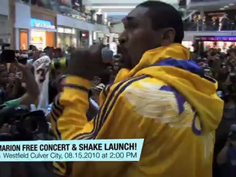 Omarion Free Concert and Shake Launch at Westfield Culver City Millions of Milkshakes!