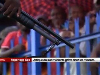Afrique du Sud - violente grève chez les mineurs