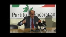 Bersani - Il Pd non parteciperebbe a manifestazioni contro il governo Monti (23.02.12)