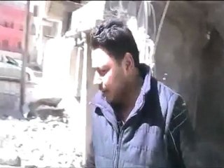 فري برس  حمص  باباعمرو هام جدا الصحفيين تحت الأنقاض  22 2 2012