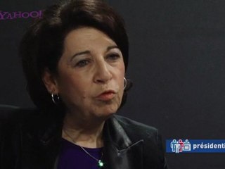Corinne Lepage :"Je veux aller jusqu'au bout de ce premier tour".