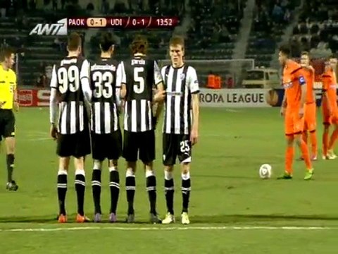 ΠΑΟΚ vs. Ουντινέζε | Το 0-2 από τον Φλόρο Φλόρες