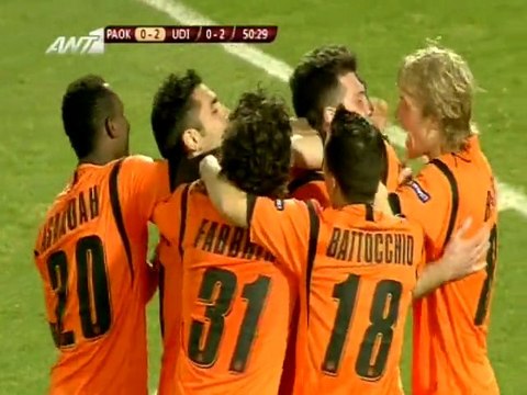 ΠΑΟΚ vs. Ουντινέζε | Το 0-3 από τον Ντομίτσι