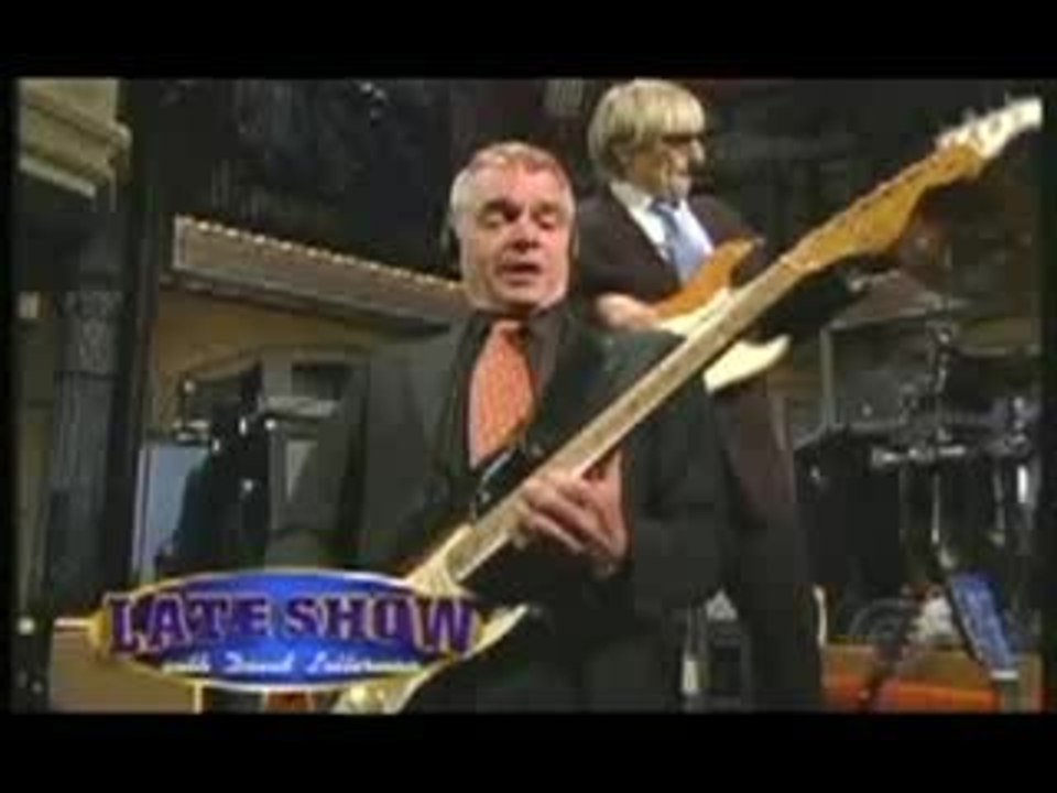 Justin Timberlake letterman show