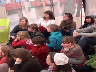 Présentation de contes du centre de l'imaginaire arthurien en scéance publique